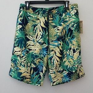 🆕️Caribbean Pineapple/Palm Board Shorts